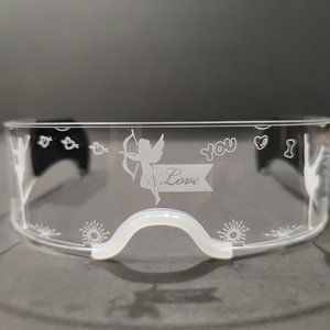 Cyberpunk LED Glasses | Futuristic Fashion Goggle | Rave Festival Accessories